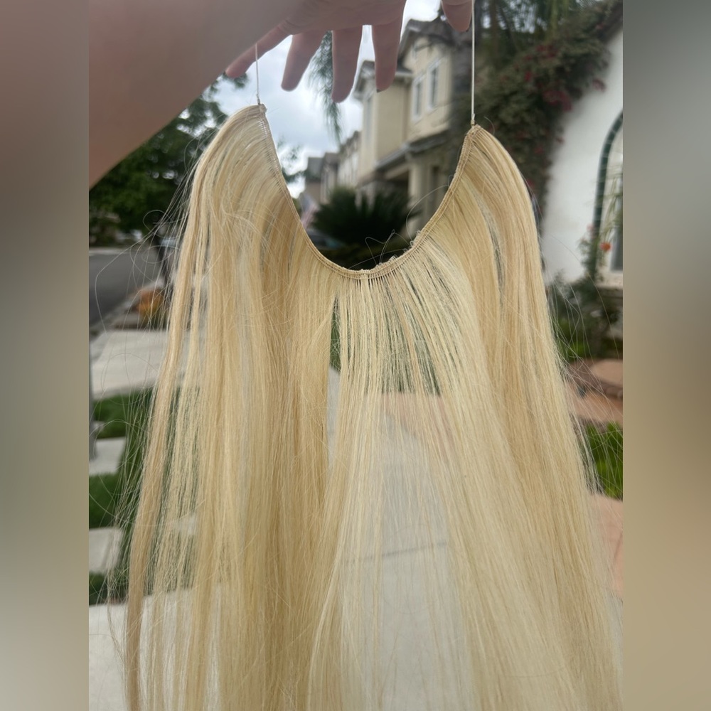 20” Blonde Halo Hair Extensions (2 pack) - Picture 7 of 12